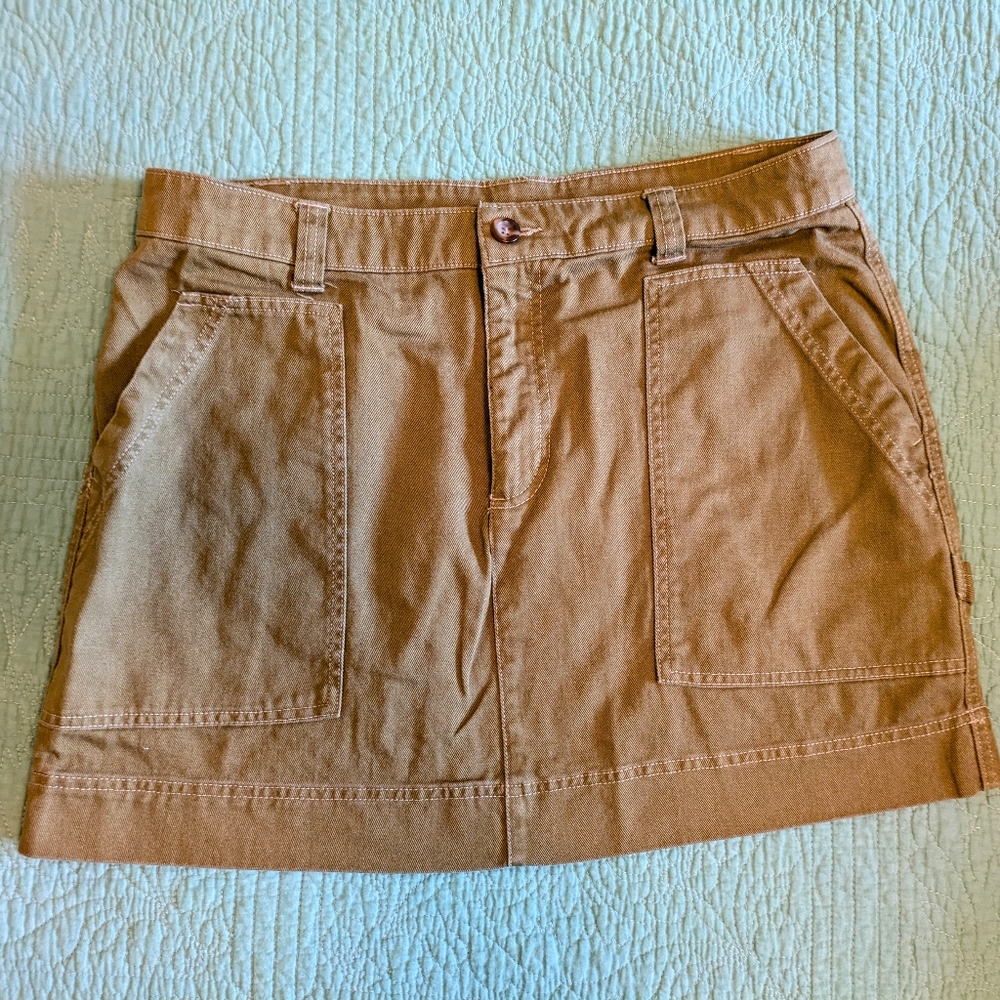 Old Navy Khaki Skirt with Pockets